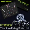 Bike Derailleurs RISK 49pcs Titanium Alloy Screw Kits For SHIMANO Ultegra R8000 Road Caliper Brake Front&Rear Ti Bolts Set