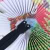 Decorative Figurines Summer Handheld Fan Chinese Folding Hand Printed Paper Gift Wedding Party Decoration Colorful