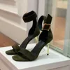 Designer BAL savia sandals luxury B decoration gold hardware uma slender high heel party dress shoes Women gladiator high heel sandals