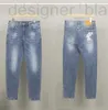 designer jeans för män nya varumärkesdesigners jean nödställda rippade cyklister smal fit denim mens casual mode highs quality 24ss