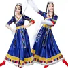 Stage Wear Costume de danse tibétaine Performance Costume pour femme National Large Swing Jupe Xinjiang Mongol