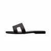 Muli per designer in pelle sandali da donna sandals da donna da donna donna cursori pancipetti di tendenza estiva scarpe da spiaggia dh gates 36