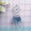 Figurine decorative 1PC Dream Catcher Car Appeso Ornamento Piuma Accessori pendenti con specchio per ragazze Decorazioni per interni auto per la casa