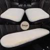Car Seat Covers 3 Pcs Warm Plush Cover Cushion Anti-slip Universal Breathable Pad For All Vehicles Front And Rear