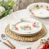Plates Fruit Plate Net Red Antique Relief Home Storage Trays Desktop Decor For Breakfast Dishes Snack Kitchen Salad Creativity