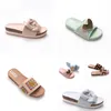 Paris Hausschuhe Designer Gummi Slides Italien Sandalen Floral Brokat Damen Herren Slipper Flache Böden Flip Flops Damenmode gestreift 45 s