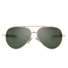 Sunglasses American Optical Men Brand Designer High Quality Gold Frame Sunnies AO Pilot Sun Glasses Male Shades