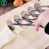 WHISM 3 5 7 Wheel Stainless Steel Pizza Cutters Non-stick Pizza Peeler Dough LNIFE Cake Bread Slicer Pasta Pastry Accessories T200274U