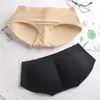 Lady Middle Waist Sexy Padding Bum Padded Butt Lifter Enhancer Hip Push Up Underwear Seamless Panties Buttocks