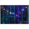LED سلاسل الستار أضواء عيد الميلاد 10x8m 10x5m 10x 8x4m