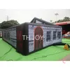 10x6m free air ship to door Outdoor Activities customized Halloween inflatable bouncy castle obstacle house inflatable maze Haunted House