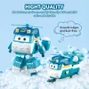 Super Wings 5 Inches Transforming Shine 2 Modes Transforms from copter to Garbage Cart Action Figures Kid Toys Birthday Gift 240119