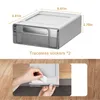 Eary Under Desk Drawer Organizer Nopunch Strong Sticky Table Hidden Storage Box W Induction Night Light LACERY 240125