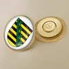 Broches blason saxe allemagne drapeau broche Badges épinglettes