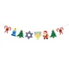 Party Decoration Christmas Decorations Hanukkah Flags Merry Chrismukkah Year Banners