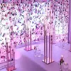Projekt ślubny metalowe stojaki na stal ze stali nierdzewnej stoiska ślubne Wedding Walkway Duże świecy stojaki 437