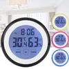 Horloges murales temps pour chambre à coucher haute qualité ABS aimant arrière 90 26mm numérique température humidité rétro-éclairage/-1C précision