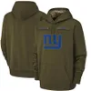 New York'''giants'''Men Women Youth Salute to Service Sweet Performing Performing Pullover Hoodie