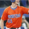 Florida Custom Gators Baseball Jersey NCAA College Austin Langworthy Cory Acton Brady Smith Ben Specht David Eckstein David Ross Mike Zun High