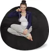 Bean Bags Chairs for Kids Teens Adults - Memory Foam Beanless Bag Chair with Microsuede Cover - Foam Filled Furniture for Dorm 240118