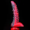 Godes Jiaolong Magic Dragon Nouveau dispositif de masturbation de plug anal de couleur mélangée pour hommes et femmes en silicone souple amusant faux produits sexuels pour pénis