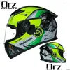 Capacetes de motocicleta Orz Fl Face Capacete Casco Moto Capacete Racing Casque Downhill Dot Appd Drop Delivery Automóveis Motocicletas Acesso Otupc