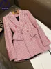Women's Suits Chic And Elegant Woman Jacket Spring Autumn British Style Mid Length Blazer Coats Fashionable Slim Fit Clothing Blazers