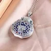 Pendentif Colliers Femme Chine-Chic Émail Couleur Cloisonné Artisanat Automne et Hiver Pull Double Face Relief Vase Entier