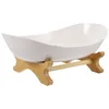 Plates Household Wooden Candy Dish Counter Tray Ceramic Loaf Pan Plastic Large Serving Bowl