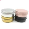 50 Stück 60 g Aluminiumdosen 60 ml Gold Rosa Schwarz Silber Metalldose 2 Unzen Kosmetikbehälter Basteln bunte Aluminiumboxen ZKH91qualtity195W