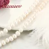 Colliers Collier ras du cou en perles d'eau douce naturelles, bijoux en perles baroques pour femmes, mariage, fermoir en argent 925, vente en gros, tendance 2020