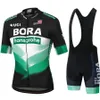 Heren Fietskleding Uniform Man Jersey Pro Team UCI BORA Fiets Mtb Kleding Pak Complete Outfit Mannelijke Broek Blouse Bib Set 240119