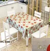 Table Cloth 2024 Fabric Waterproof Antifouling Printing Tablecloth European Style Christmas