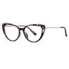 Óculos de sol moda prescrição míope óculos feminino marca de luxo gato olho óculos menos -0.5 -1.5 -2.0 -3 hipermetropia 0.5 a 6.0