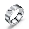 Anéis de cluster 4 cores anime periférico berserk anel comemorativo moda simples legal laser aço inoxidável presente masculino