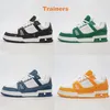 Designer Casual Schoenen Luxe Trainer Rivoli Sneaker Lage Intage Virgils Zwart Grijs Bruin Wit Groen Kalfsleer Franse Heren Damesschoenen