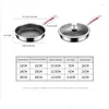 Sartenes Pan Acero Inoxidable Filete Mti-Funcional Hogar Wok Panal Tortilla Productos Antiadherente Panqueque 316 Freír Entrega Gota Jardín Kit Otbra