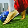 Color Men FGTF Soccer Shoes Professional Long Nails Football Boots Antislip Outdoor Training Ankel Cleats Sneakers 240130