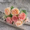 Decorative Flowers Peony Embroidered Ball Bouquet Simulation Flower Manufacturer Home Decoration Tabletop Ornaments Wedding Background Props