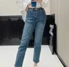 Jeans Womens Designer Trouser Legs Open Fork Tight Capris Denim Trousers Add Fleece Thicken Warm Slimming Jean Pants Brand Women Clothing