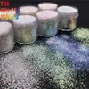 TCT-158 Couleurs arc-en-ciel irisées Hexagone 0,4 mm Poudre Colorée Glitter Nail Art Décoration Nail Gel Maquillage Manuel Artisanat DIY 240202