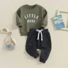 Clothing Sets CitgeeAutumn Toddler Baby Boy Outfits Letter Print Long Sleeve Sweatshirt And Pants Set Fall Suits Clothes