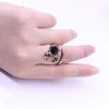 Cluster Ringe Retro Punk Männer Ring Skorpion Coole Hip Hop Rock Lokomotive Legierung Alte Silber Farbe Finger Frauen Schmuck