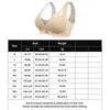 Bras Womens No Steel Ring French Front Close Bra Plus Size High Support Full Coverage Padding Breathable Sleep Bralette