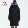 Women's Trench Coats Astrid 2024 Winter Arrival Down Jacket Women With A Fur Collar Loose Clothing Outerwear Quality Coat FR-2160