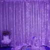 Party Decoration 3m 100/200/300LED Curtain String Light Garland Wedding Decorations Table Bachelorette Birthday Ramadan Easter Home Festoon