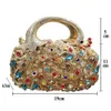 BL131 Colorful Phoenix Style Diamond Embedding Dinner Bag Women's Handbag New Product 240203