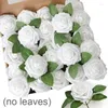 Fleurs décoratives 30/5 pièces artificielles en mousse PE, Bouquets simulés pour fête de mariage, décorations de Table à domicile, fournitures de scrapbooking DIY