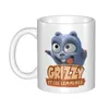 Mugs Customized Grizzy And The Lemmings Funny Happy Hungry Delicious Excited Cartoon DIY Ceramic Milk Tea Coffee Cups