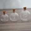 Flaskor 8x glasflaska liten klar kork rand burk vas som önskar pendell förvaring potion dockhusdekor